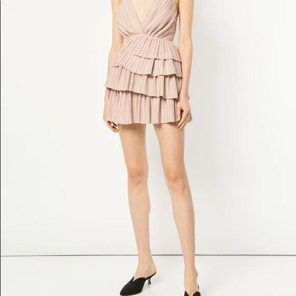 alice mccall Finess Dress In Nude Size USA 10 - Picture 8 of 10